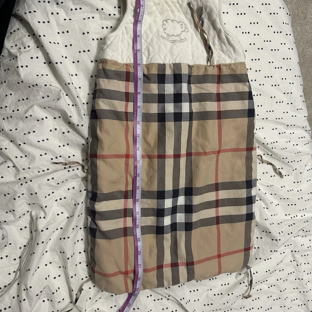 Burberry Nova Check Baby Nest Sleeping Bag Sz T0